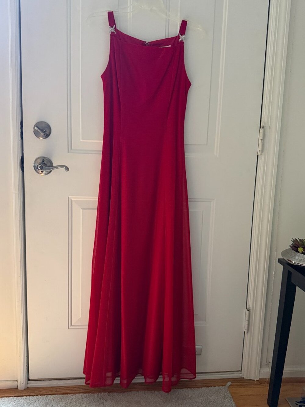 Red Shimmery Formal Gown size 4P